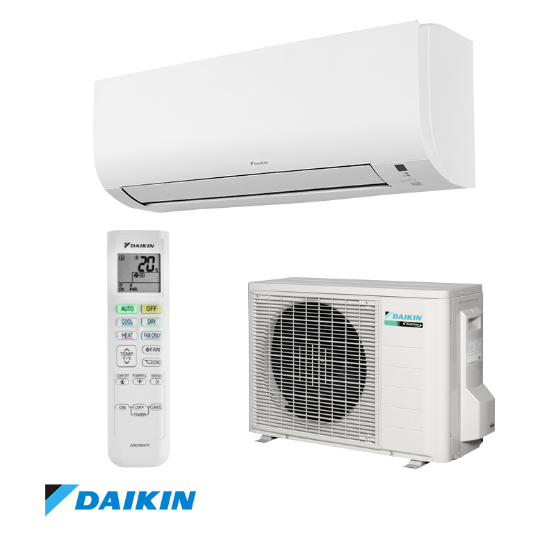 Κλιματιστικό Inverter Daikin FTXP25N + RXP25N, 9000 BTU, 19 m2, A++, Wi-Fi, R-32, Λευκό