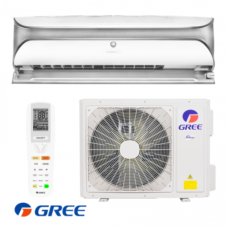 Κλιματιστικό Inverter Gree Soyal II GWH18AKCXF-K6DNA1A, 18000 BTU, 37 m2, A++, Wi-Fi, R-32, Λευκό/γκρι