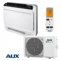 Κλιματιστικό Inverter AUX AMCO-H18/4R3A + AM2-H18/4DR3S, 18000 BTU, 38 m2, A++, Μονάδα δαπέδου, R-32, Λευκό