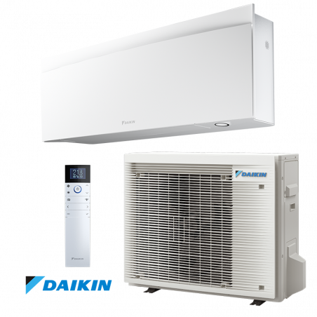 Κλιματιστικό Inverter Daikin Emura 3 FTXJ50AW + RXJ50A, 18000 BTU, 36 m2, A++, Wi-Fi, R-32, Λευκό