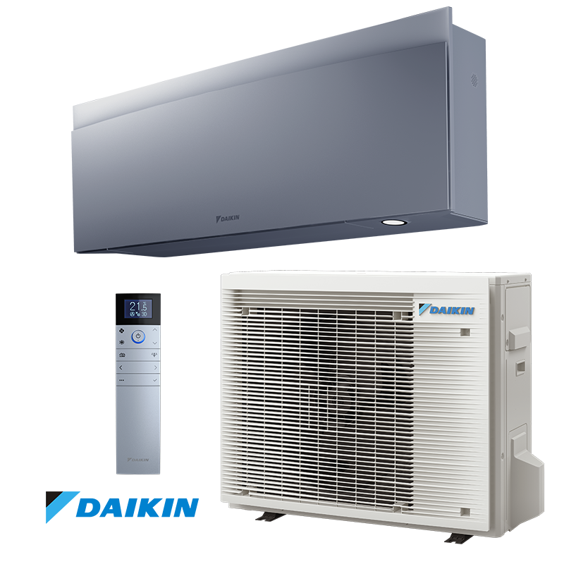 Κλιματιστικό Inverter Daikin Emura 3 FTXJ50AS + RXJ50A, 18000 BTU, 36 m2, A++, Wi-Fi, R-32, Γκρι
