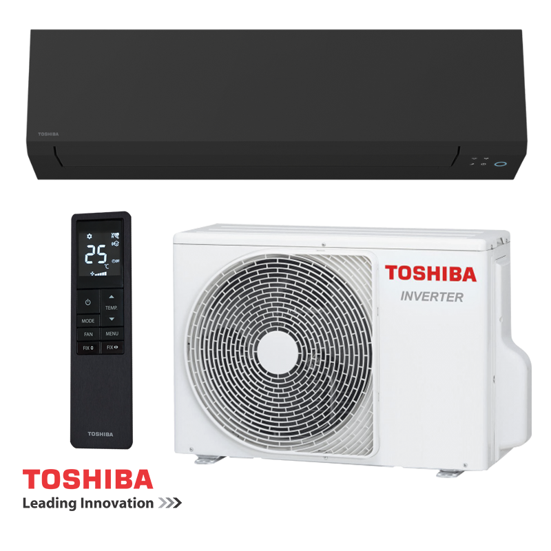 Μετατροπέας κλιματισμού Toshiba Shorai Edge RAS-B24G3KVSGB-E + RAS-24J2AVSG-E1 - μαύρο