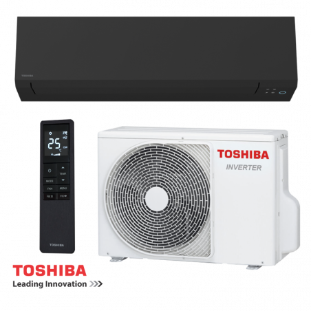 Μετατροπέας κλιματισμού Toshiba Shorai Edge RAS-B24G3KVSGB-E + RAS-24J2AVSG-E1 - μαύρο