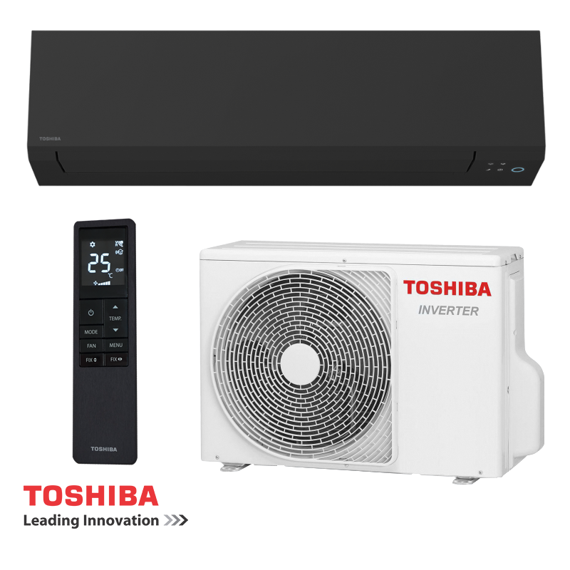 Μετατροπέας κλιματισμού Toshiba Shorai Edge RAS-B22G3KVSGB-E + RAS-22J2AVSG-E1 - μαύρο