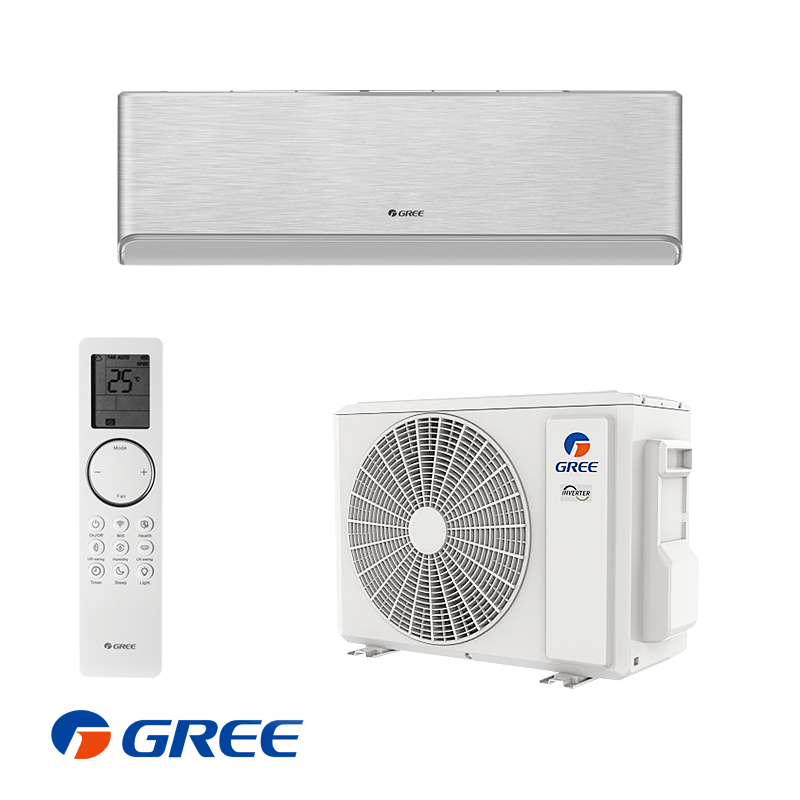 Inverter κλιματιστικό Gree Airy GWH09AVCXB-K6DNA1B - ασημί