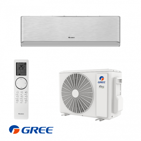Inverter κλιματιστικό Gree Airy GWH09AVCXB-K6DNA1B - ασημί