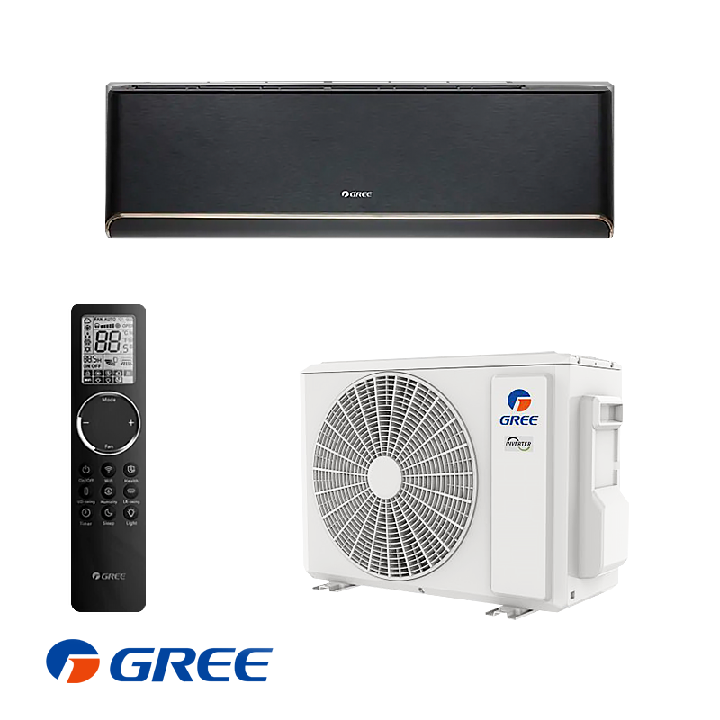 Gree Airy GWH09AVCXB-K6DNA1B Inverteren climatik Gree Airy GWH09AVCXB-K6DNA1B - μαύρο