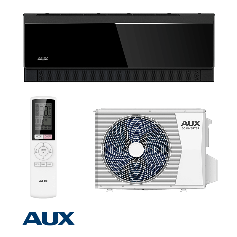 Inverteren climatik AUX C Comfort ASW-H12C5A4/CBR3DI-D0 - μαύρο