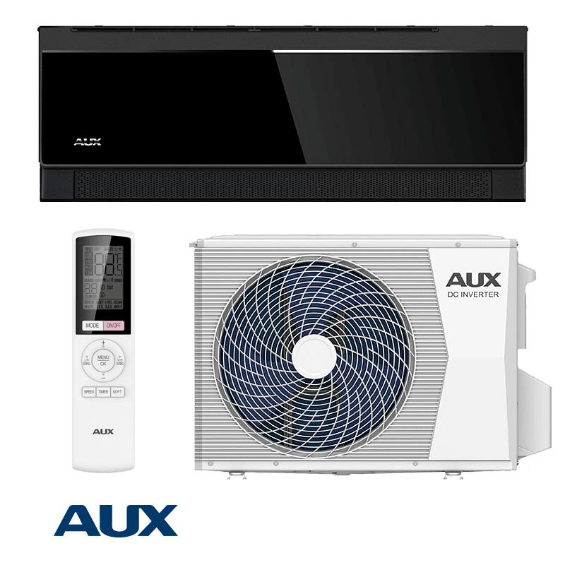 Inverteren climatik AUX C Comfort ASW-H24G3A4/CBR3DI-B9 - μαύρο