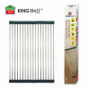 Στεγνωτήριο Kinghoff KH 1903, 45x32 cm, Ανθεκτικό στη διάβρωση, Ακμές σιλικόνης, Αντιολισθητικό, Πτυσσόμενο, Inox/γκρι