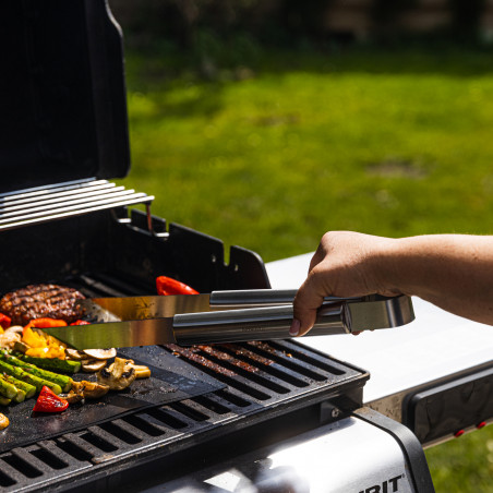Σετ από 3 σκεύη BBQ Kinghoff KH 1919, Ανοξείδωτο ατσάλι, Εργονομικές λαβές, Inox