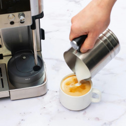 Ninja Luxe Café Premier ES601 3σε1, 1650W, 15 bar, 2 λίτρα, Barista Assist, texturirane χωρίς επαφή, 4 λειτουργίες, 3 ρυθμίσεις θερμοκρασίας, Inox/μαύρο.