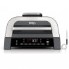 Ηλεκτρική σχάρα 6σε1 Ninja Foodi Smart DG551EU, 1760W, 6 λειτουργίες μαγειρέματος, φριτέζα 4L, κατσαρόλα μαγειρέματος 4L, σχάρα, 260C MAX, Inox/μαύρο