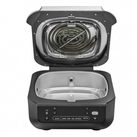 5σε1 Ninja Foodi Smart EG351EU, 1760W, 5,7 l, Μέχρι 4 μερίδες, 5 λειτουργίες, Κυκλωνικός αέρας, Smart Cook, Κεραμική επίστρωση, Μαύρο/inox