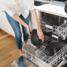 5σε1 Ninja Foodi Smart EG351EU, 1760W, 5,7 l, Μέχρι 4 μερίδες, 5 λειτουργίες, Κυκλωνικός αέρας, Smart Cook, Κεραμική επίστρωση, Μαύρο/inox