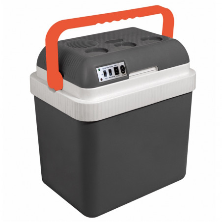 Oliver Voltz OV51448A24 Ψυκτικό κουτί, 24 λίτρα, DC 12V/220-240V, Θέρμανση 50C, Ψύξη 13-18C, Γκρι/πορτοκαλί