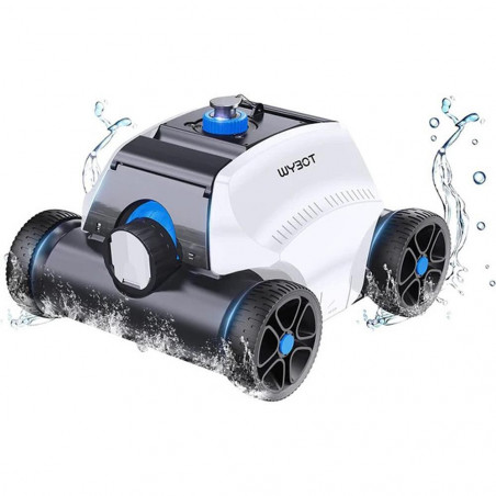 Ασύρματο ρομπότ καθαρισμού πισίνας Wybot Typhor 2 (Osprey 300 Pro), 50W, Li-Ion 6600 mAh, Για έως 120 m2, Αυτονομία 120 λεπτά, Αυτοστάθμευση, Αυτόματη αναστροφή, Λευκό