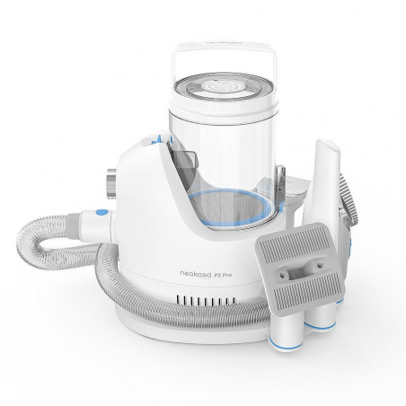 Χορτοκοπτικό για κατοικίδια NEAKASA P2 Pro, 400W, 10500 Pa, 2 l, 5 ακροφύσια, 3 επίπεδα αναρρόφησης, Λευκό