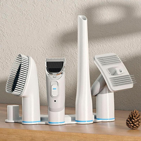 Χορτοκοπτικό για κατοικίδια NEAKASA P2 Pro, 400W, 10500 Pa, 2 l, 5 ακροφύσια, 3 επίπεδα αναρρόφησης, Λευκό