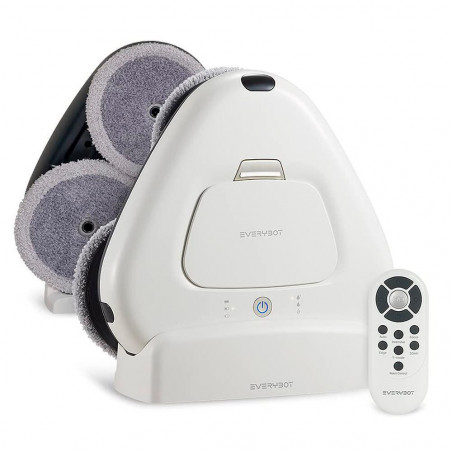 Everybot TS300 Ρομποτικός καθαριστής δαπέδων, 27W, 300 ml, Υγρό/Στεγνό, Αυτονομία έως 200 λεπτά, 6 λειτουργίες, Αισθητήρας κατά της πτώσης/αντίκρουσης, Λευκό
