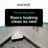 Everybot TS300 Ρομποτικός καθαριστής δαπέδων, 27W, 300 ml, Υγρό/Στεγνό, Αυτονομία έως 200 λεπτά, 6 λειτουργίες, Αισθητήρας κατά της πτώσης/αντίκρουσης, Λευκό