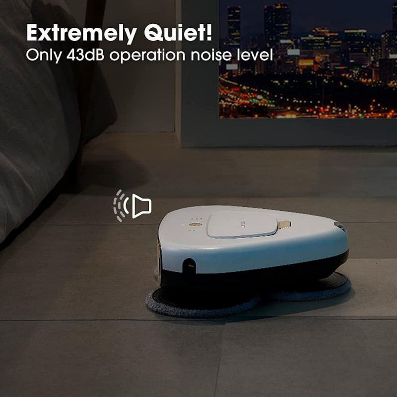 Everybot TS300 Ρομποτικός καθαριστής δαπέδων, 27W, 300 ml, Υγρό/Στεγνό, Αυτονομία έως 200 λεπτά, 6 λειτουργίες, Αισθητήρας κατά της πτώσης/αντίκρουσης, Λευκό