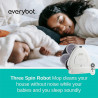 Everybot TS300 Ρομποτικός καθαριστής δαπέδων, 27W, 300 ml, Υγρό/Στεγνό, Αυτονομία έως 200 λεπτά, 6 λειτουργίες, Αισθητήρας κατά της πτώσης/αντίκρουσης, Λευκό