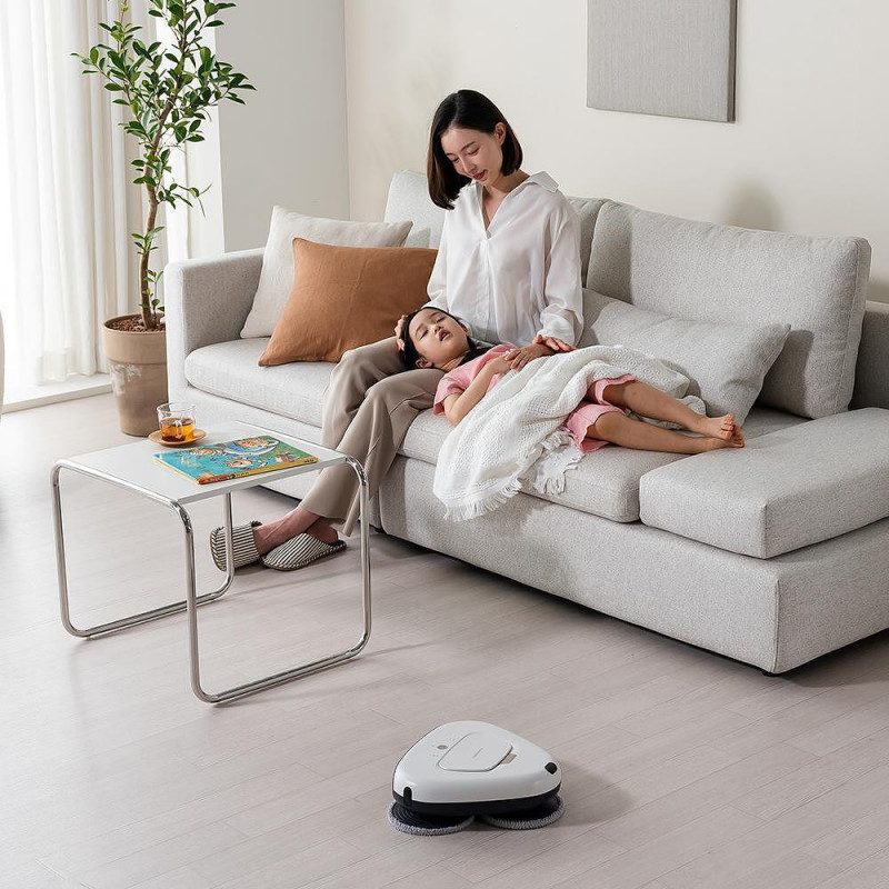 Everybot TS300 Ρομποτικός καθαριστής δαπέδων, 27W, 300 ml, Υγρό/Στεγνό, Αυτονομία έως 200 λεπτά, 6 λειτουργίες, Αισθητήρας κατά της πτώσης/αντίκρουσης, Λευκό