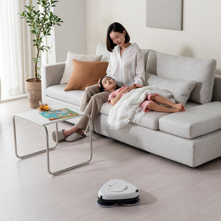 Everybot TS300 Ρομποτικός καθαριστής δαπέδων, 27W, 300 ml, Υγρό/Στεγνό, Αυτονομία έως 200 λεπτά, 6 λειτουργίες, Αισθητήρας κατά της πτώσης/αντίκρουσης, Λευκό