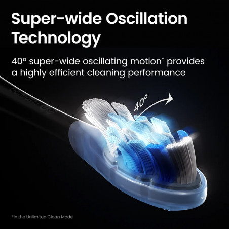 Ηλεκτρική οδοντόβουρτσα Oclean X Ultra 20, φωνητική βοηθός AI, 84000 στροφές ανά λεπτό, Wi-Fi, Bluetooth, οθόνη αφής, αυτονομία έως 40 ημέρες, Πράσινη