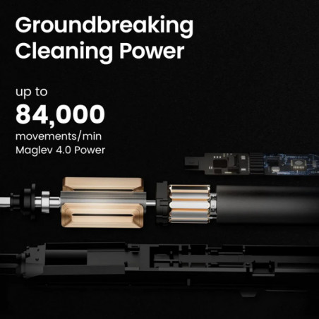 Ηλεκτρική οδοντόβουρτσα Oclean X Ultra 20, φωνητική βοηθός AI, 84000 στροφές ανά λεπτό, Wi-Fi, Bluetooth, οθόνη αφής, αυτονομία έως 40 ημέρες, Πράσινη
