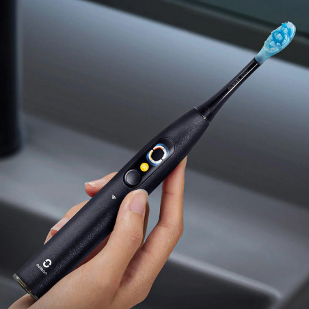 Ηλεκτρική οδοντόβουρτσα Oclean X Ultra 20, φωνητική βοηθός AI, 84000 στροφές ανά λεπτό, Wi-Fi, Bluetooth, οθόνη αφής, αυτονομία έως 40 ημέρες, Μαύρο