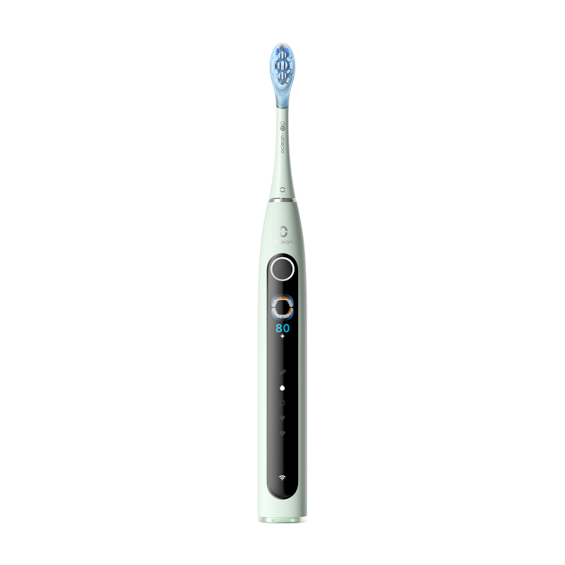 Ηλεκτρική οδοντόβουρτσα Oclean X Pro 20, AI, Maglev 4.0, 84000 RPM, Wi-Fi, FlexFit, IPX7, έξυπνος συναγερμός για χαμένη ζώνη, αυτονομία 40 ημερών, πράσινο