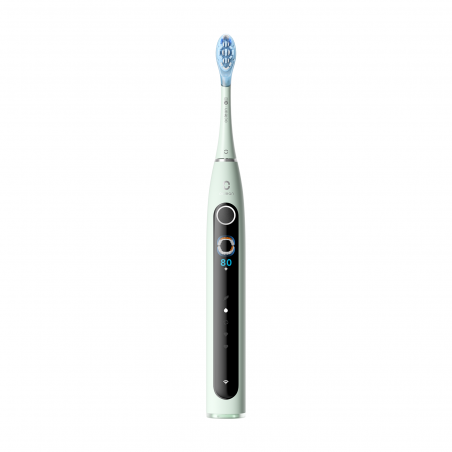 Ηλεκτρική οδοντόβουρτσα Oclean X Pro 20, AI, Maglev 4.0, 84000 RPM, Wi-Fi, FlexFit, IPX7, έξυπνος συναγερμός για χαμένη ζώνη, αυτονομία 40 ημερών, πράσινο
