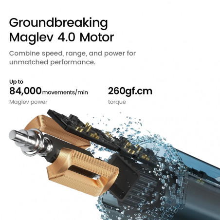 Ηλεκτρική οδοντόβουρτσα Oclean X Pro 20, AI, Maglev 4.0, 84000 RPM, Wi-Fi, FlexFit, IPX7, Smart Alarm, αυτονομία 40 ημερών, Μαύρο