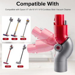 Σετ καθαρισμού τρίχας και βρωμιάς Dyson Animal 971533-01, 4 τεμάχια, ταπετσαρίες, χαλιά, στενά και δυσπρόσιτα σημεία, γκρι/κόκκινοп