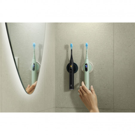 Ηλεκτρική οδοντόβουρτσα Oclean X Ultra 20 S, 84000 rpm, AI, Ευφυείς αισθητήρες, Bluetooth, Wi-Fi, Προσαρμογή στην ορθοδοντική θεραπεία, LED, 3 κεφαλές, Πράσινο