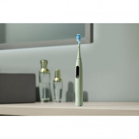 Ηλεκτρική οδοντόβουρτσα Oclean X Ultra 20 S, 84000 rpm, AI, Ευφυείς αισθητήρες, Bluetooth, Wi-Fi, Προσαρμογή στην ορθοδοντική θεραπεία, LED, 3 κεφαλές, Πράσινο