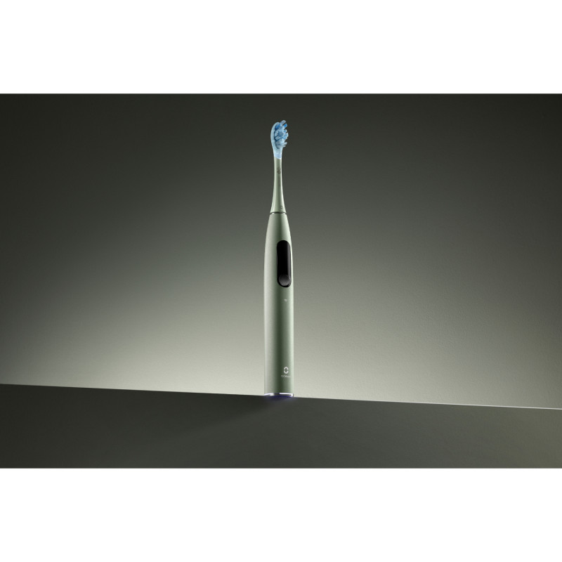 Ηλεκτρική οδοντόβουρτσα Oclean X Ultra 20 S, 84000 rpm, AI, Ευφυείς αισθητήρες, Bluetooth, Wi-Fi, Προσαρμογή στην ορθοδοντική θεραπεία, LED, 3 κεφαλές, Πράσινο