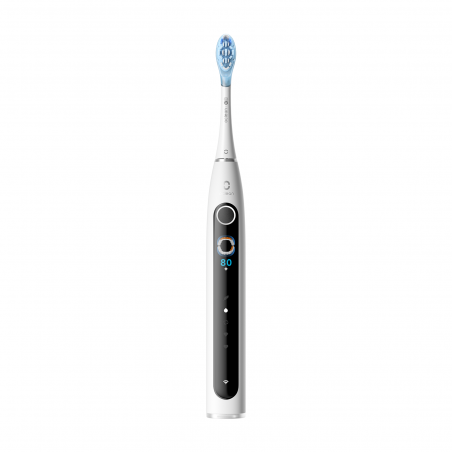Ηλεκτρική οδοντόβουρτσα Oclean X Pro 20 Set, AI, Maglev 4.0, 84000 RPM, Wi-Fi, FlexFit, IPX7, Ειδοποίηση χαμένης ζώνης, Αυτονομία 40 ημερών, Θήκη, Λευκό