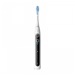Ηλεκτρική οδοντόβουρτσα Oclean X Pro 20 Set, AI, Maglev 4.0, 84000 RPM, Wi-Fi, FlexFit, IPX7, Ειδοποίηση χαμένης ζώνης, Αυτονομία 40 ημερών, Θήκη, Λευκό