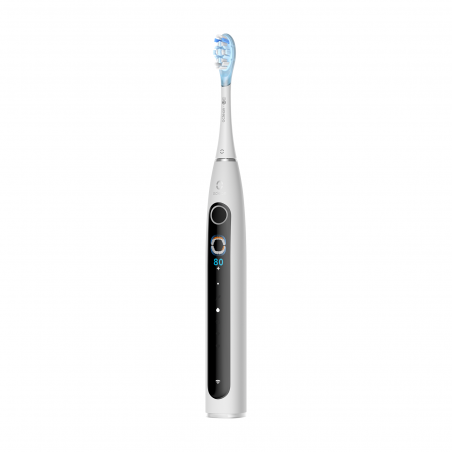 Ηλεκτρική οδοντόβουρτσα Oclean X Pro 20 Set, AI, Maglev 4.0, 84000 RPM, Wi-Fi, FlexFit, IPX7, Ειδοποίηση χαμένης ζώνης, Αυτονομία 40 ημερών, Θήκη, Λευκό