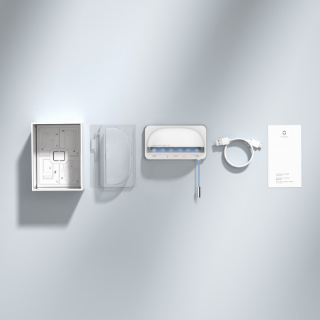 Αποστειρωτής οδοντόβουρτσας Oclean S1, 0,7W, Αυτόματη λειτουργία, 1000 mAh, 99,9% αποτελεσματικότητα, Αυτονομία 20 ημέρες, USB-C, Λευκό