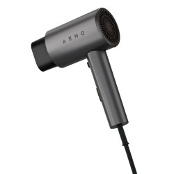 Στεγνωτήρας μαλλιών AENO AHD0002, 2000W, 3 στάδια, Cool shot, Πτυσσόμενη λαβή, Συγκεντρωτής, Ιονισμός, 67 dB, Γκρι