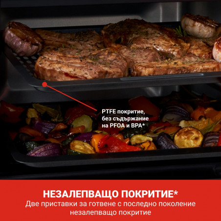 Φούρνος Instant Pot Vortex Plus 140410101, 1700W, 13 l, 8 προγράμματα, έως 205C, EvenCrisp, Μαύρο