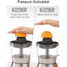 Πρέσα εσπεριδοειδών Royalty Line RL-CJ9404, 40W, 1 l, Push start, 2 κώνοι, Ανοξείδωτο, Inox