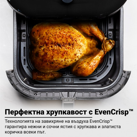 Φριτέζα αέρος Instant Pot Vortex Plus ClearCook & OdourErase 140310401, 1700W, 5.7L, 6 προγράμματα, 35-205C, EvenCrisp, διπλό φίλτρο, μαύρο