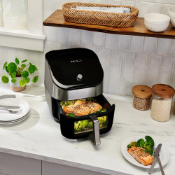 Φριτέζα αέρος Instant Pot Vortex Plus ClearCook & OdourErase 140310401, 1700W, 5.7L, 6 προγράμματα, 35-205C, EvenCrisp, διπλό φίλτρο, μαύρο