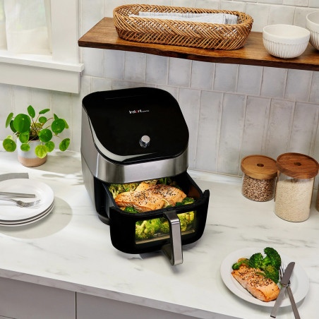 Φριτέζα αέρος Instant Pot Vortex Plus ClearCook & OdourErase 140310401, 1700W, 5.7L, 6 προγράμματα, 35-205C, EvenCrisp, διπλό φίλτρο, μαύρο