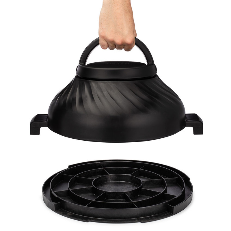 Instant Pot Pro Crisp + Φριτέζα αέρος 140002701, 1500 W, 7,6 L, 11 προγράμματα, καλάθι φριτέζας αέρος, οθόνη LCD, Μαύρο